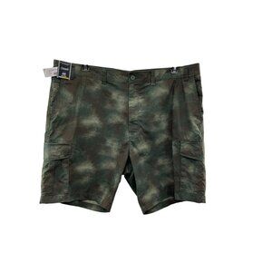 Roundtree Yorke Cargo Shorts Mens 48 NEW Olive Camo